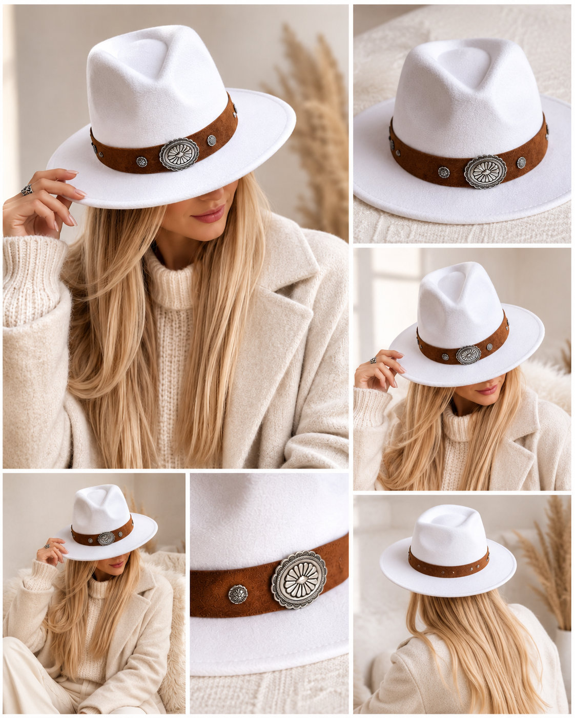Sombrero Garza Blanco
