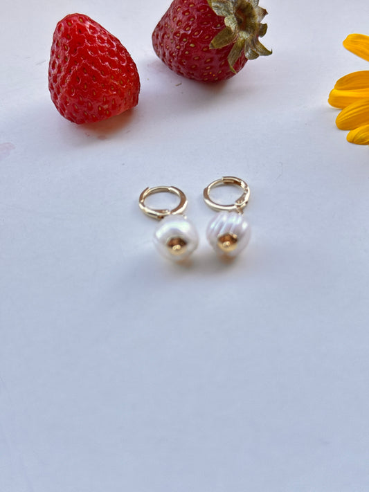 Aros madre perla (redondos)