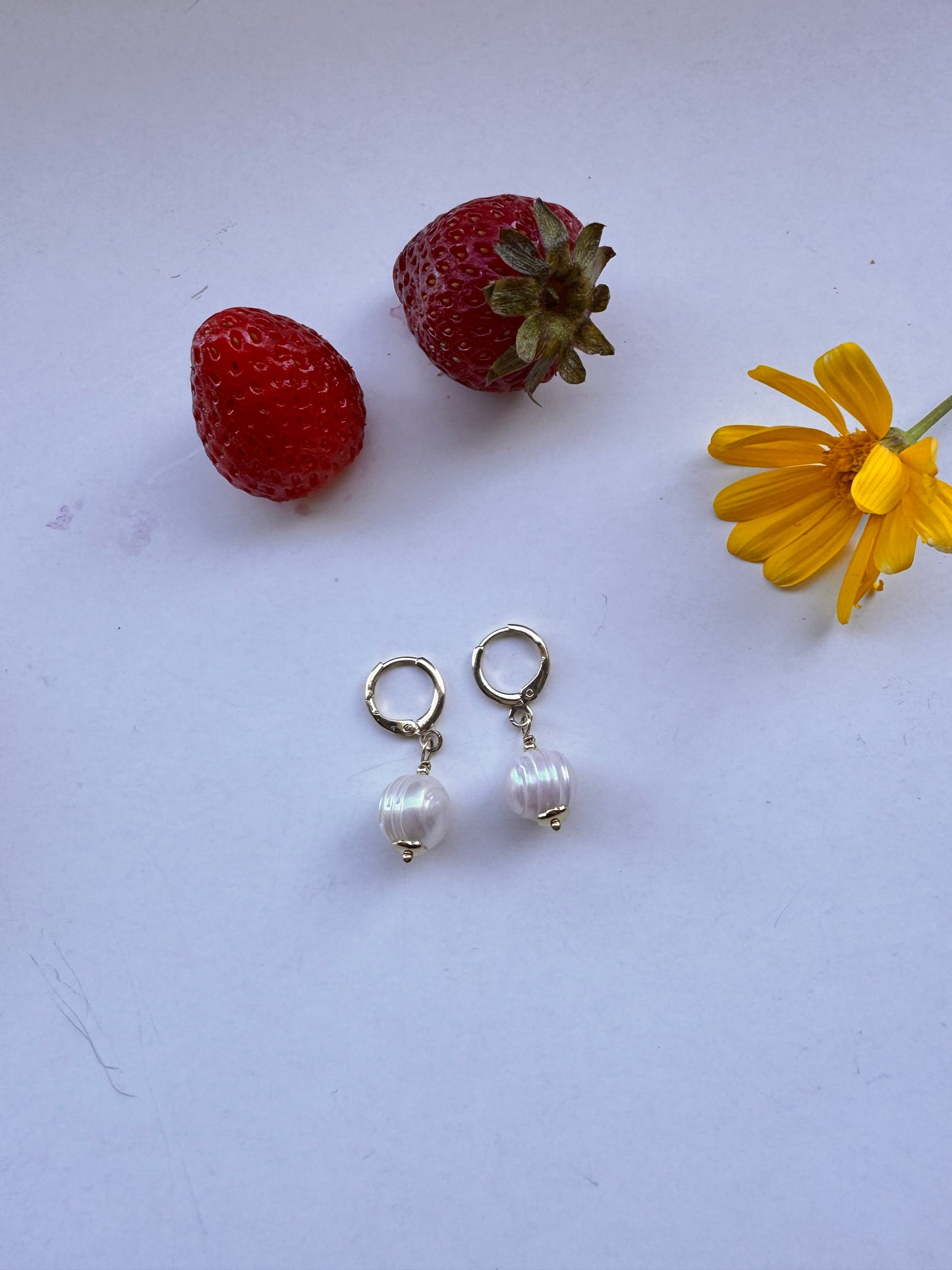 Aros madre perla (redondos)