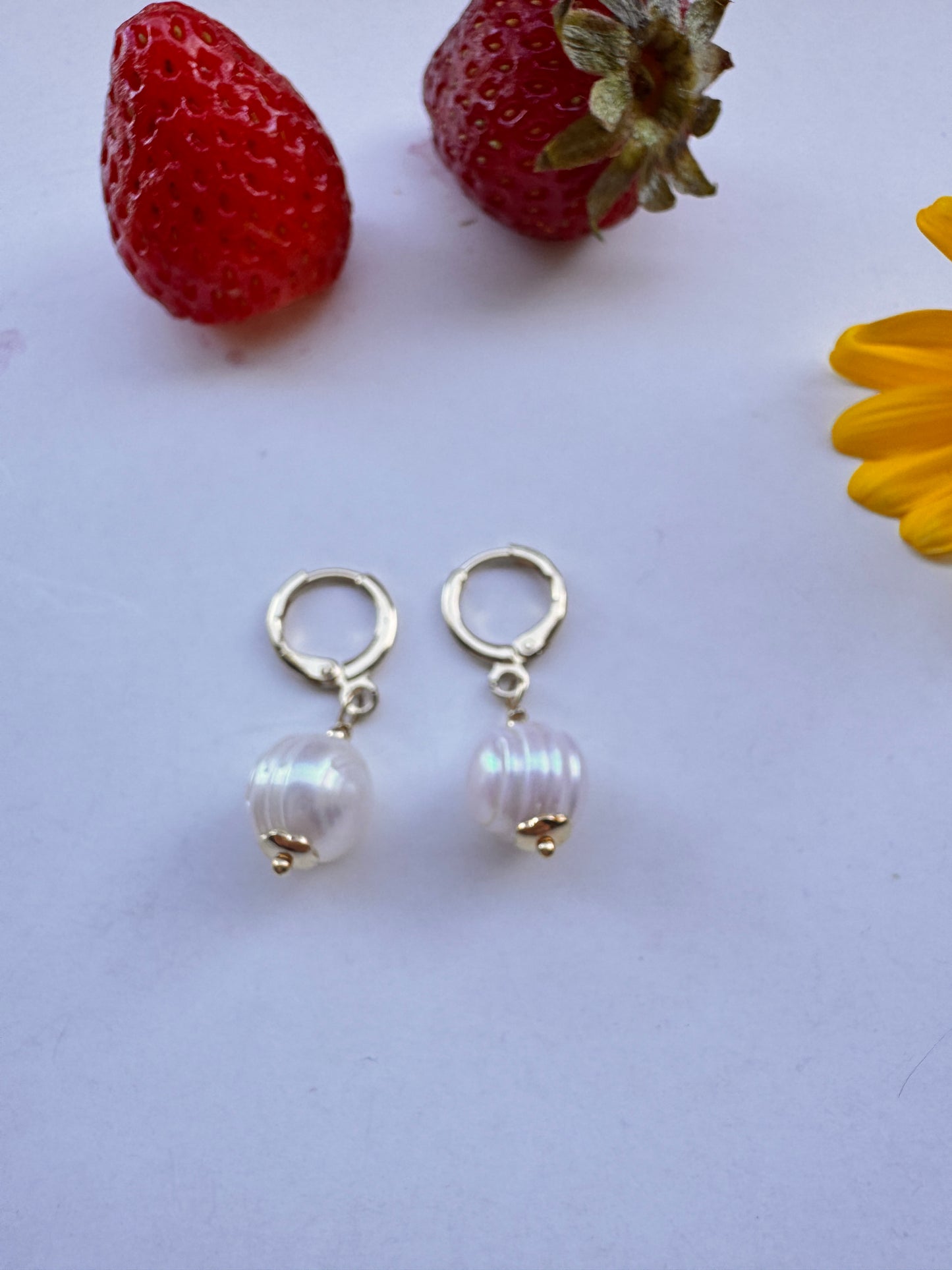 Aros madre perla (redondos)