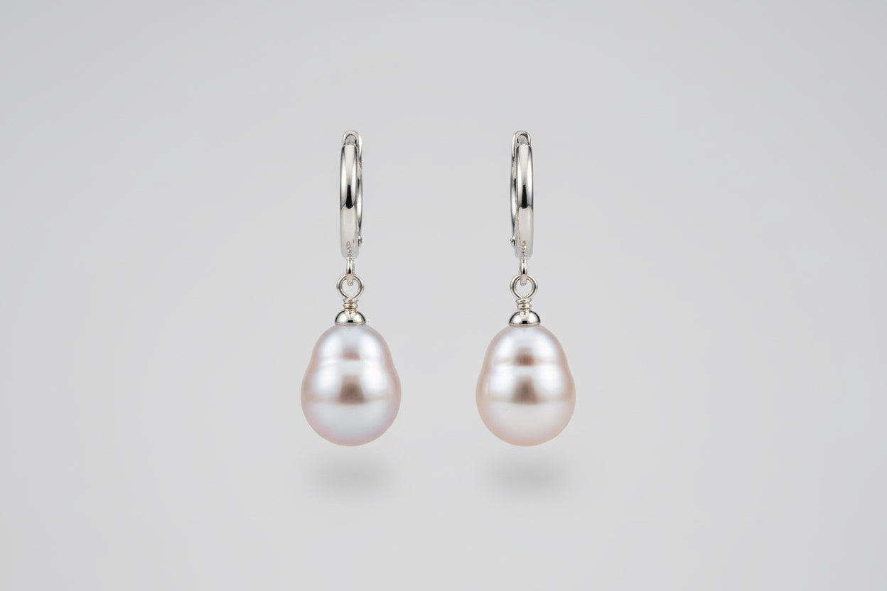 Aros madre perla (redondos)