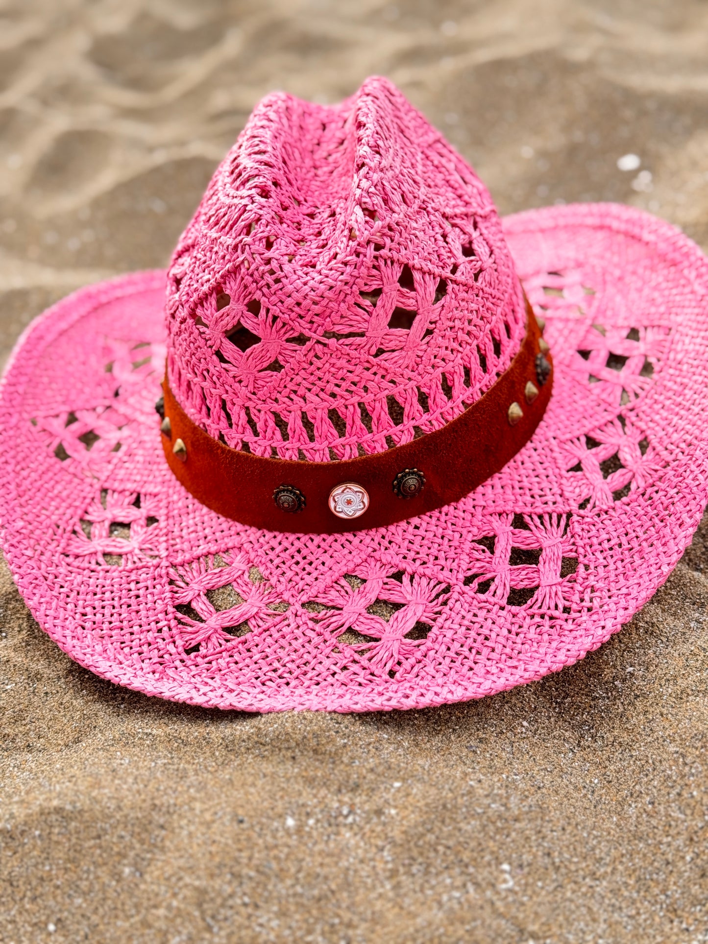 Sombrero Rosa María fibra