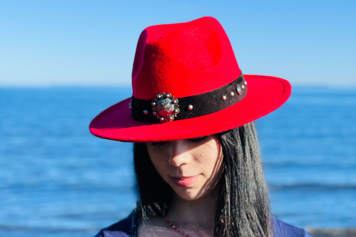 Sombrero Tahiel Rojo Italiano
