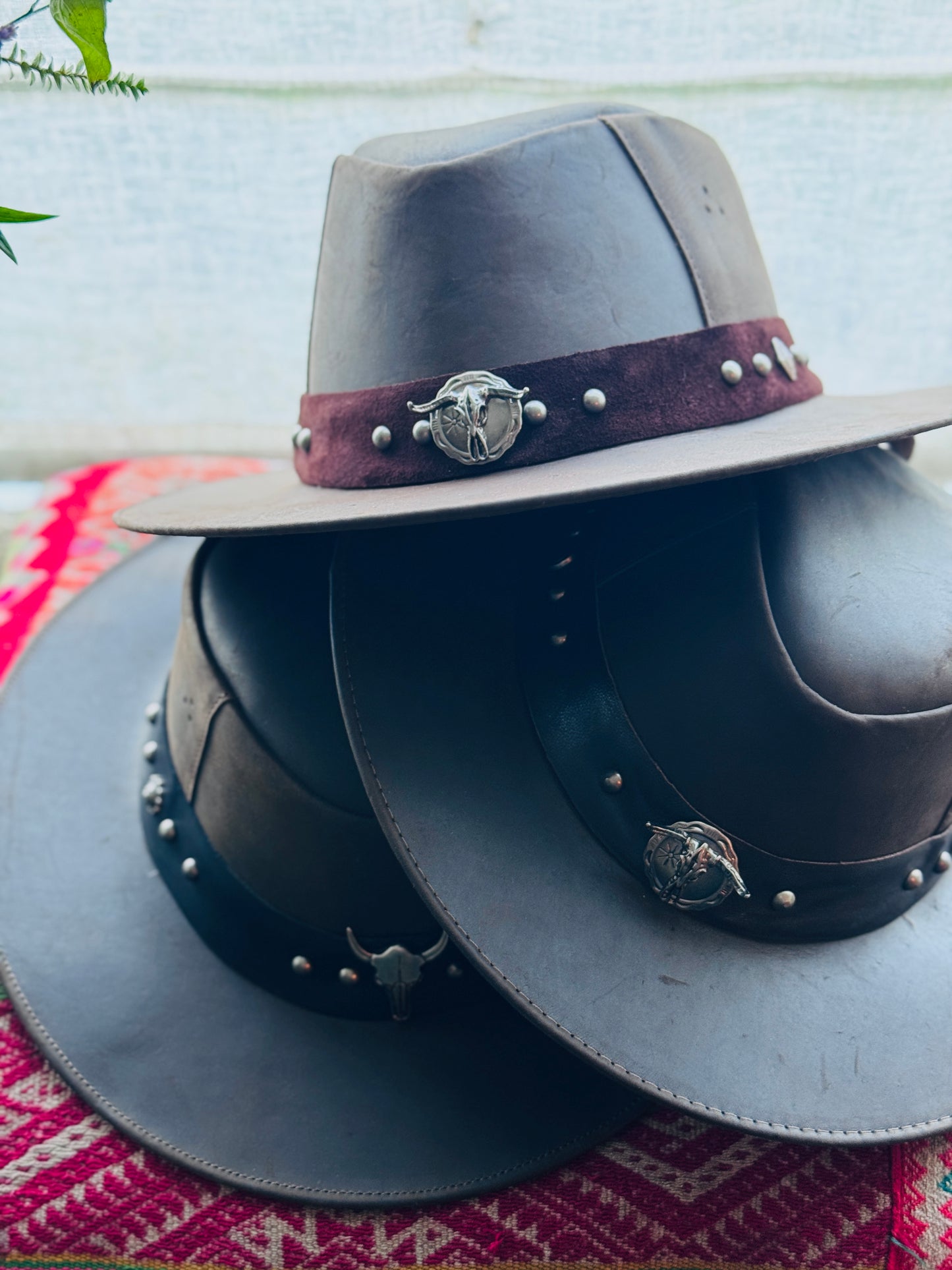 Sombrero Cuero Boho