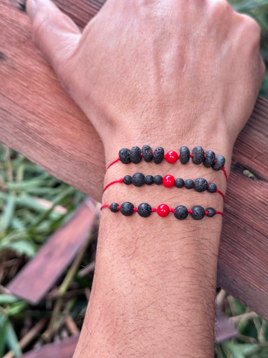 Pulsera Amuleto Volcánica