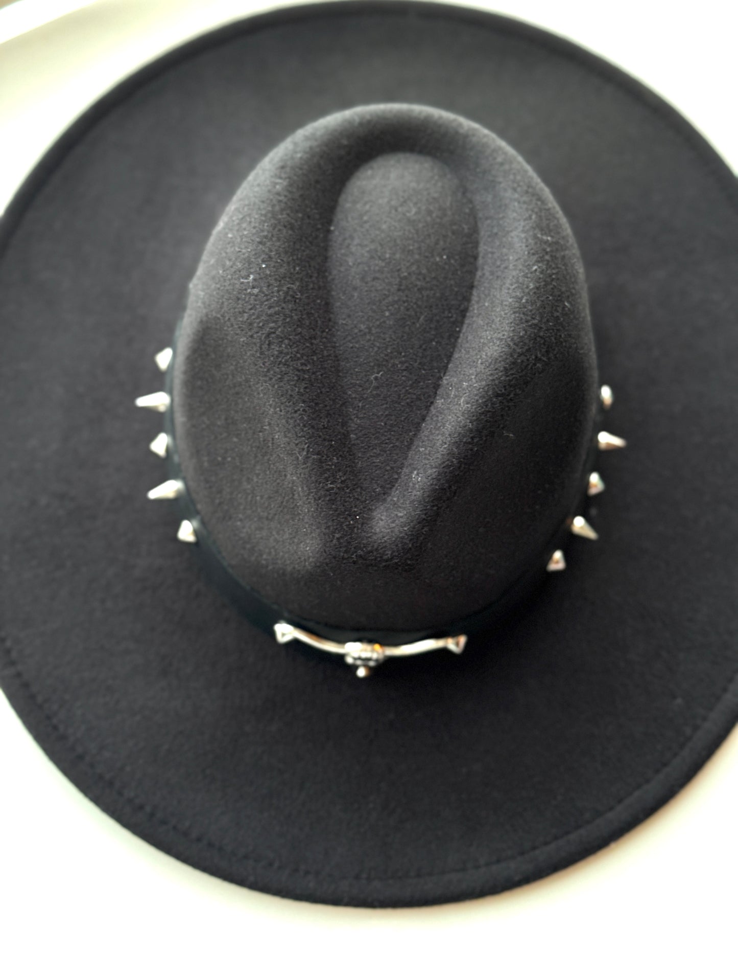 Sombrero Bagual Negro cuero