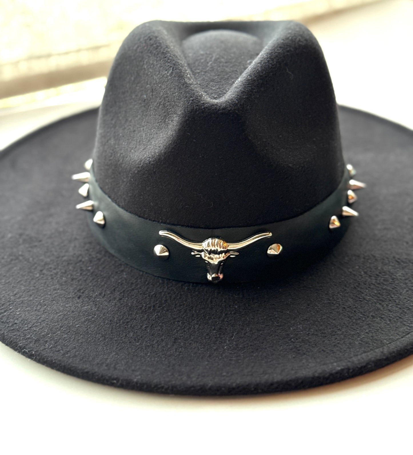 Sombrero Bagual Negro cuero