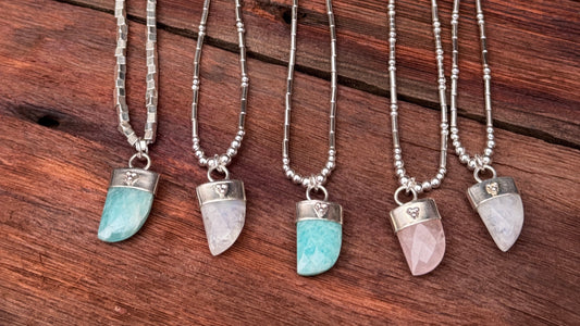 Collar mostacillas Fluir