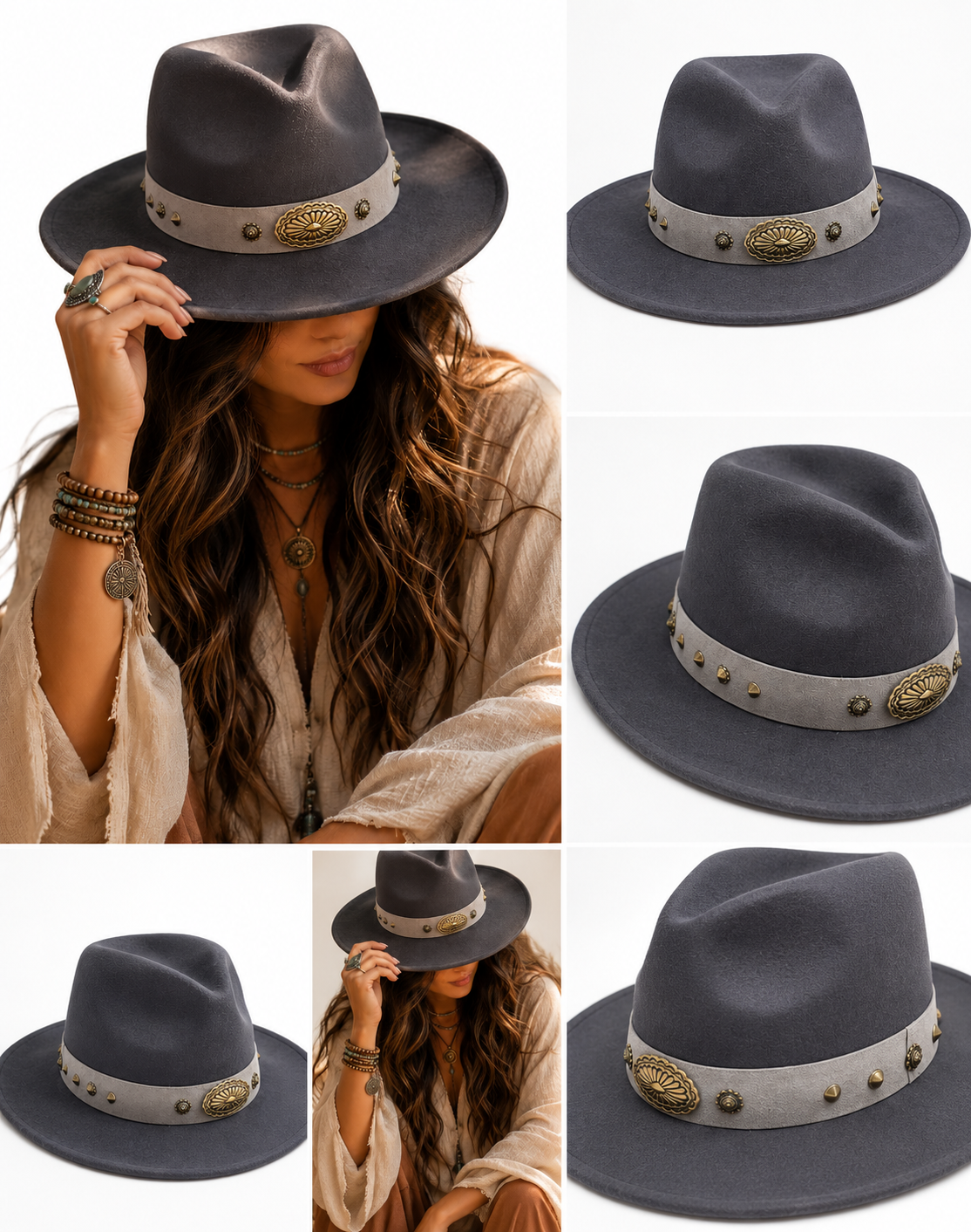 Sombrero Fuy (Paño gris)
