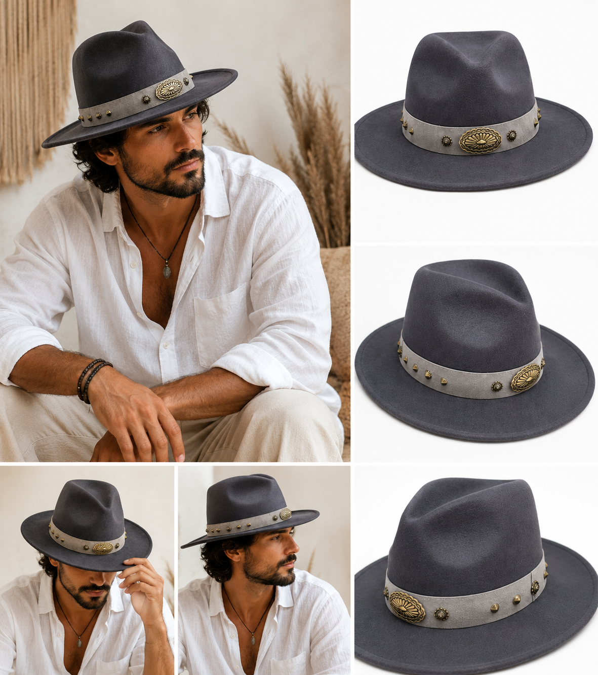 Sombrero Fuy (Paño gris)
