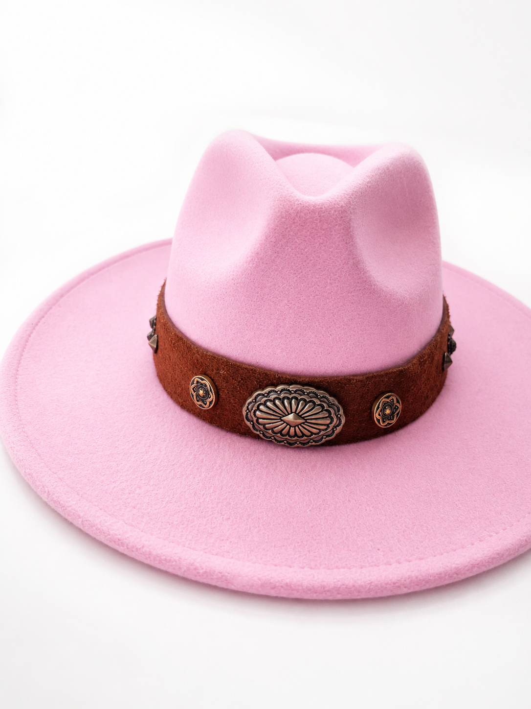 Sombrero Garza Boho (Rosado)