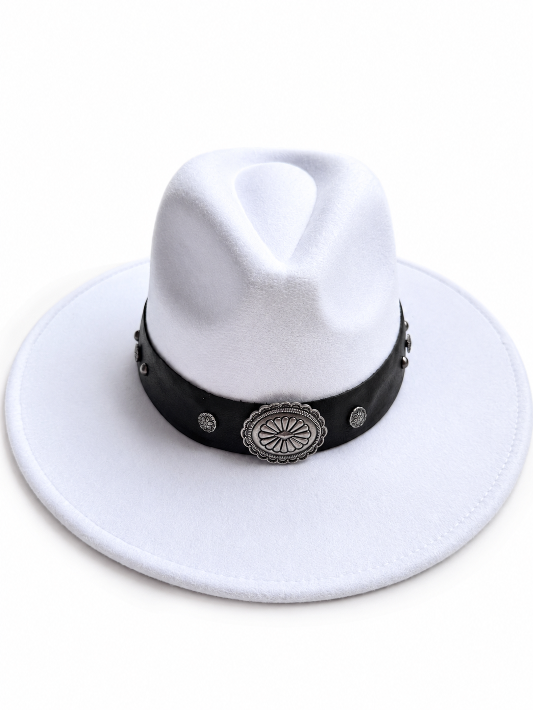 Sombrero Garza Boho (Blanco y negro)