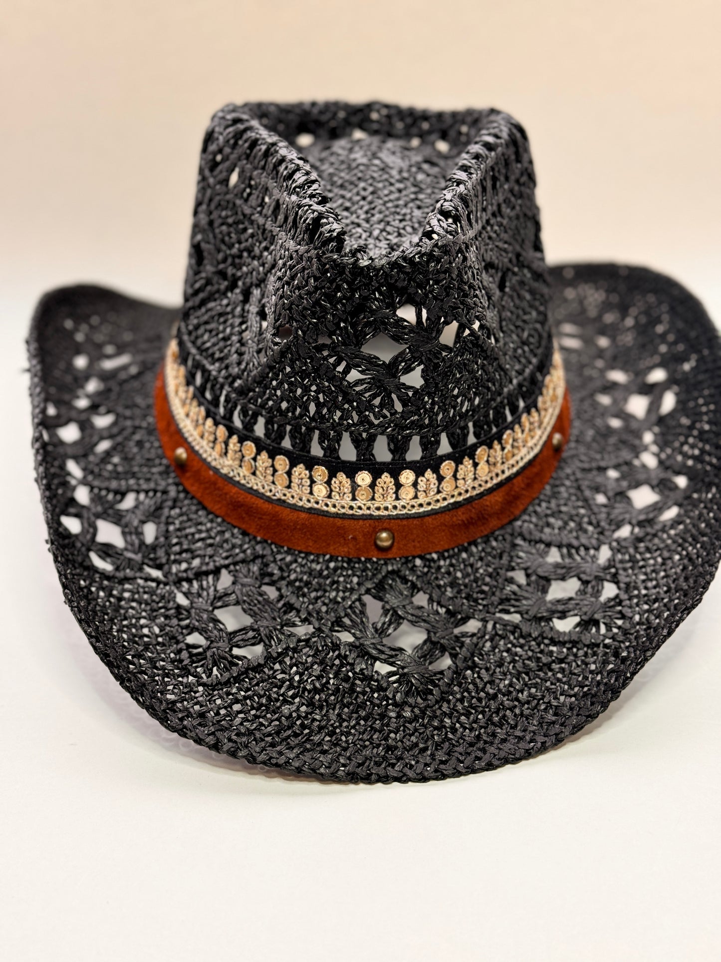 Sombrero Cow Antu Negro