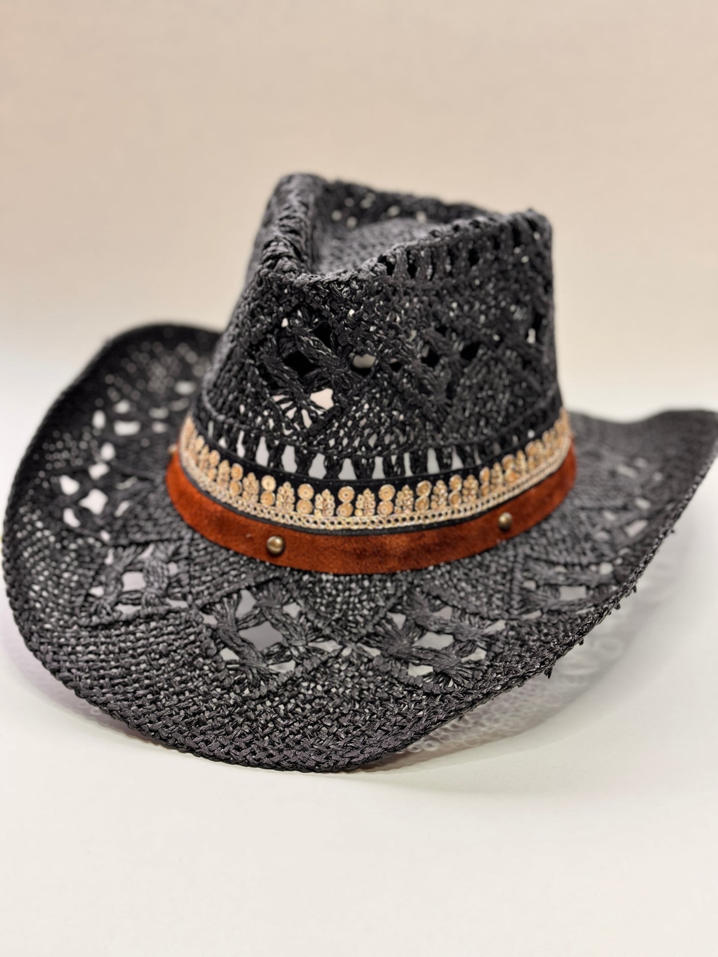 Sombrero Cow Antu Negro