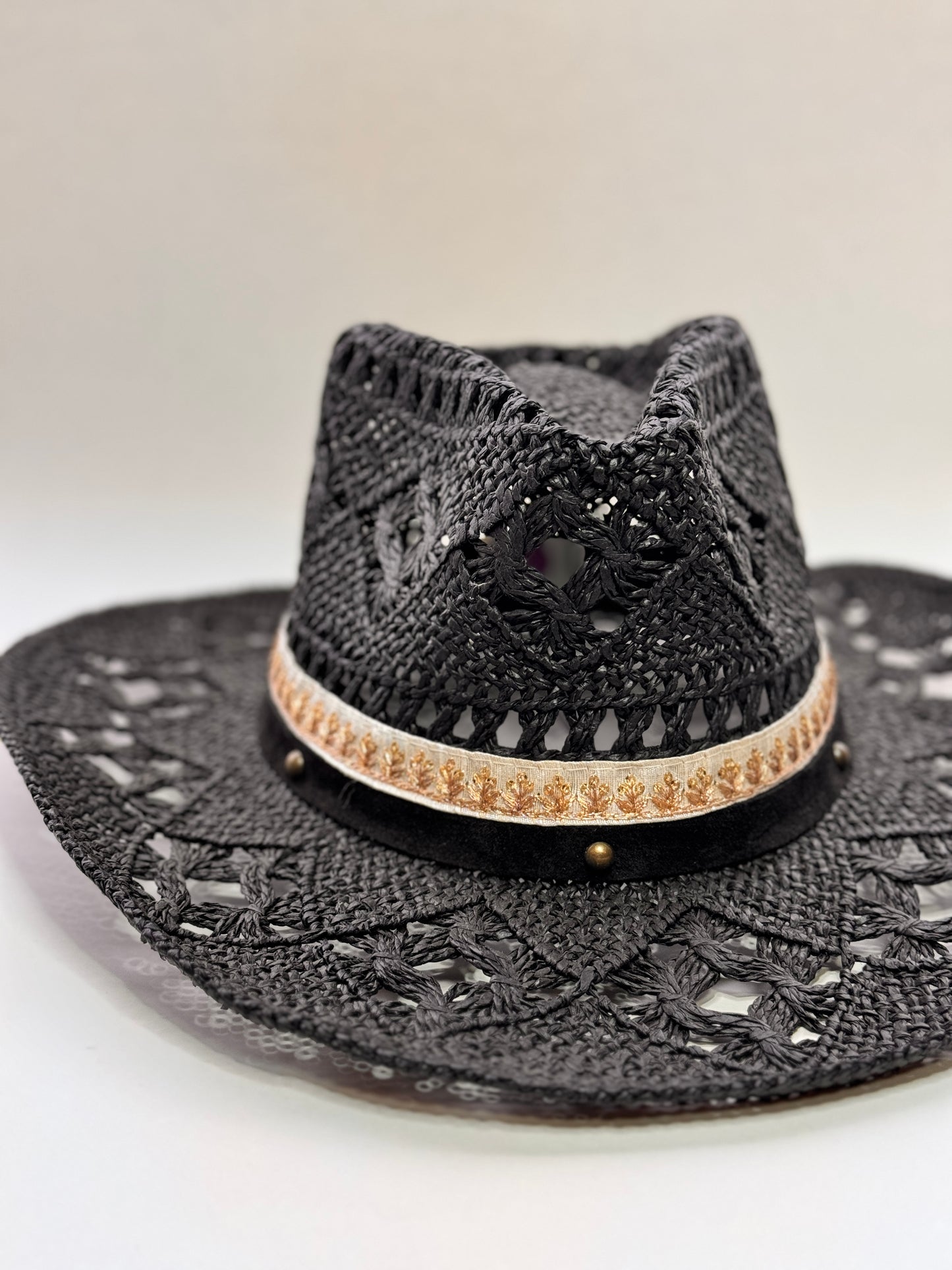 Sombrero Cow Antu Negro