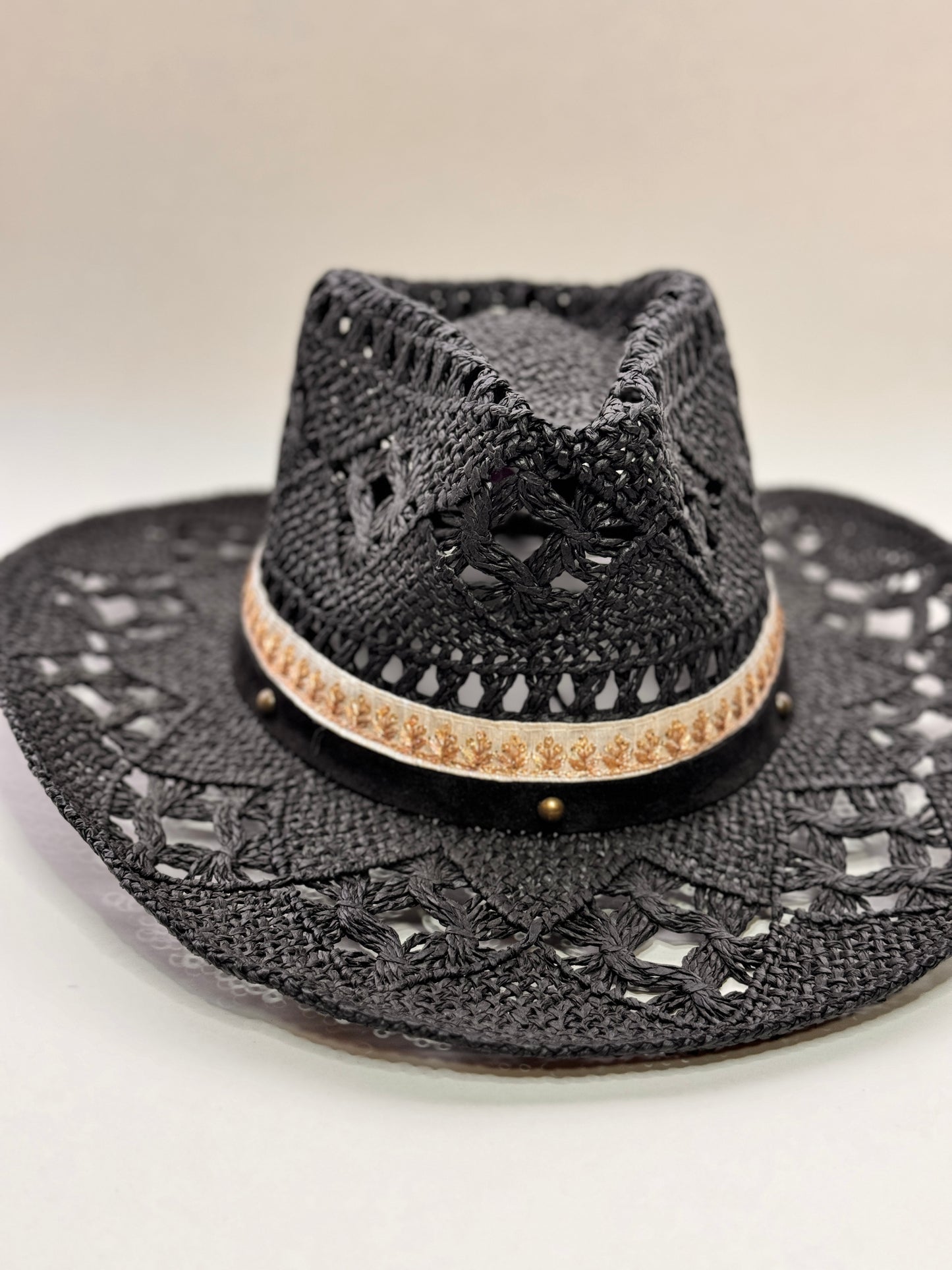 Sombrero Cow Antu Negro